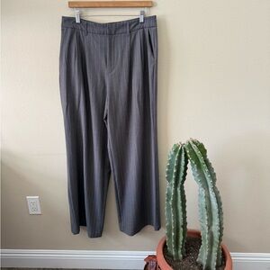 Gray Pinstripe Pants